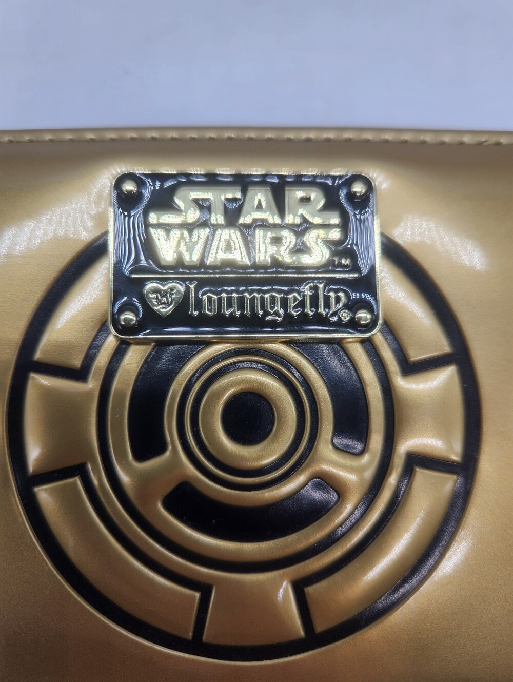 Loungefly Star Wars C-3PO Zip-Around Wallet NWT - Picture 3 of 8